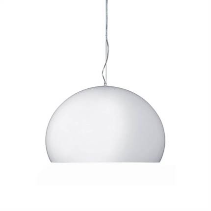 Kartell Big FL/Y Pendel - Blank hvid