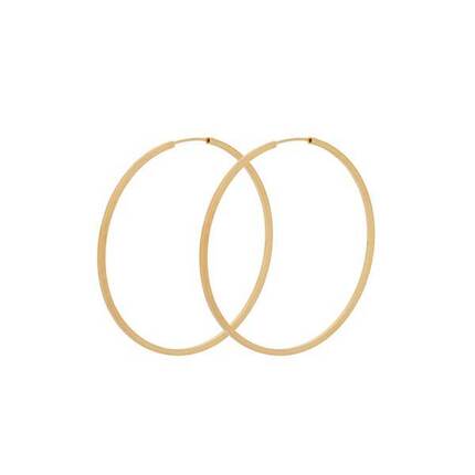 Pernille Corydon Orbit hoops - Forgyldt 