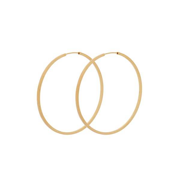 Pernille Corydon Orbit hoops - Forgyldt 