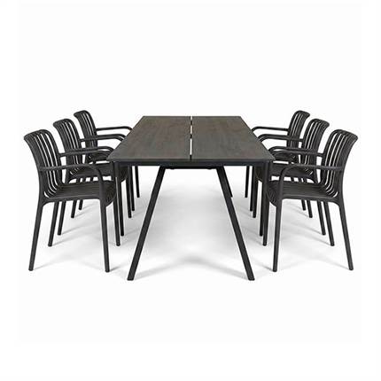 Granly + Strandvig havemøbelsæt 220 x 100 cm