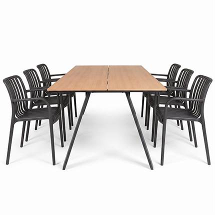 Granly + Strandvig havemøbelsæt 220 x 100 cm