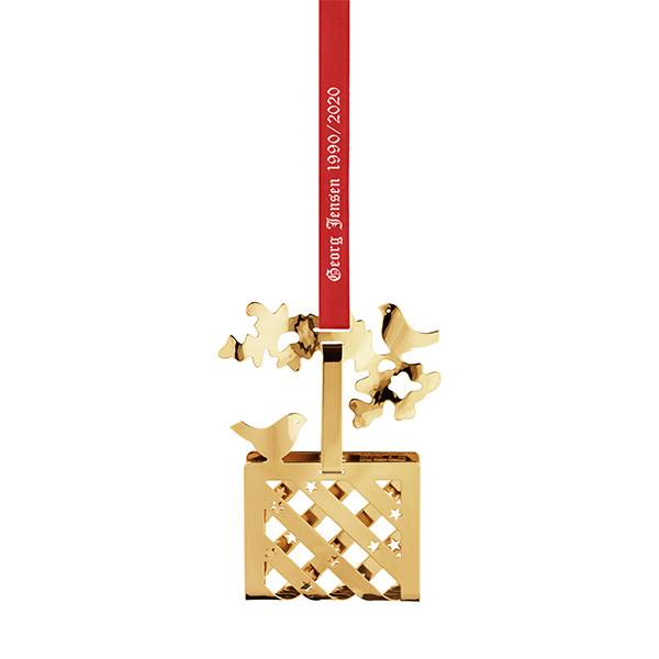 Georg Jensen juleuro 1990/2020 - Messing belagt med 18 kt guld  : Erling Christensen Møbler