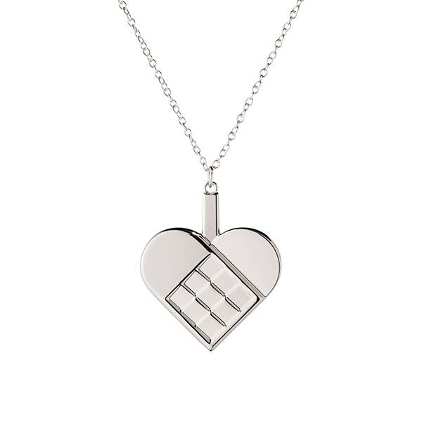 Georg Jensen 2025 Juleornament, hjerte - Palladium 