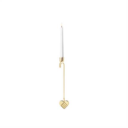Georg Jensen 2025 Lyseholder, hjerte - Forgyldt 