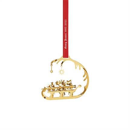 Georg Jensen 2025/1995 juleuro - Forgyldt 