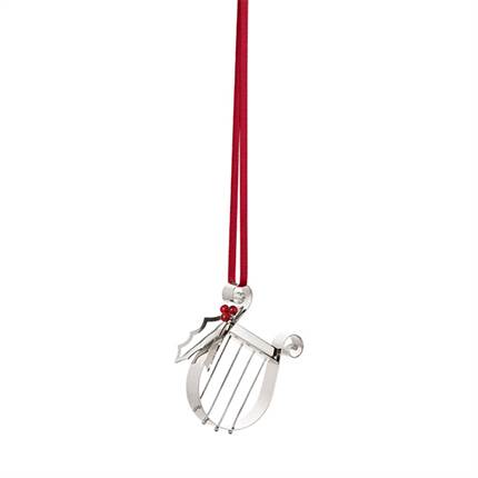 Georg Jensen 2026 Juleornament, harpe - Palladium