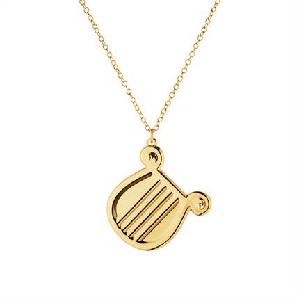 Georg Jensen 2026 Juleornament, harpe - Forgyldt 