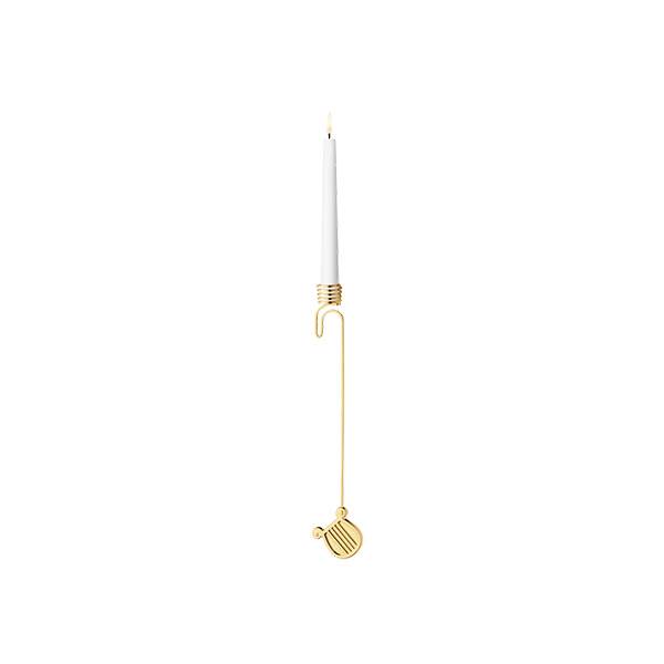 Georg Jensen 2026 Lyseholder, harpe - Forgyldt : Erling Christensen Møbler