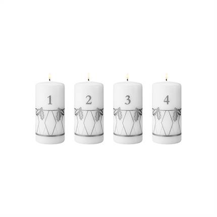 Georg Jensen 2026 adventslys, 4 stk - Sølv