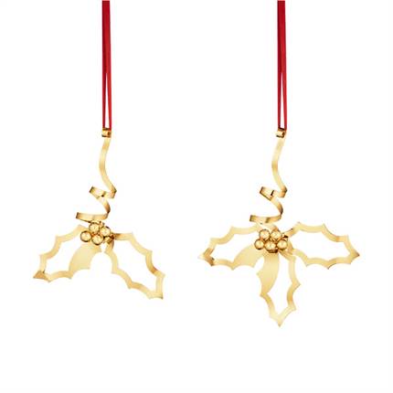 Georg Jensen 2026 Juleornamentsæt til bordet - Forgyldt