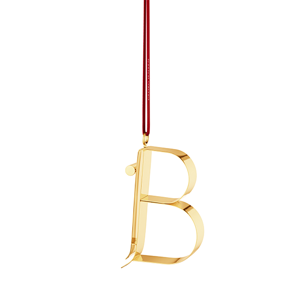 Georg Jensen Bogstavornamenter, B - Forgyldt : Erling Christensen Møbler