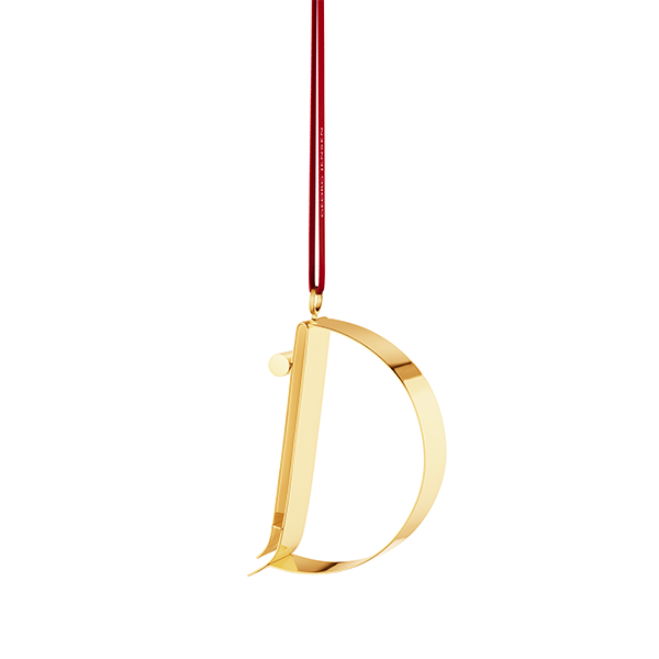 Georg Jensen Bogstavornamenter, D - Forgyldt : Erling Christensen Møbler