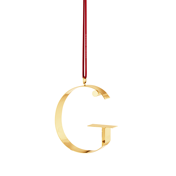 Georg Jensen Bogstavornamenter, G - Forgyldt : Erling Christensen Møbler