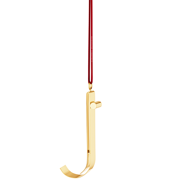 Georg Jensen Bogstavornamenter, J - Forgyldt : Erling Christensen Møbler