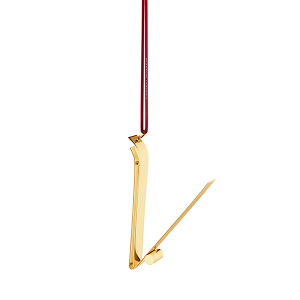 Georg Jensen Bogstavornamenter, V - Forgyldt : Erling Christensen Møbler