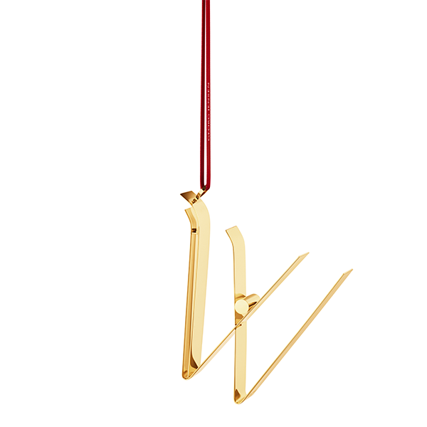 Georg Jensen Bogstavornamenter, W - Forgyldt : Erling Christensen Møbler