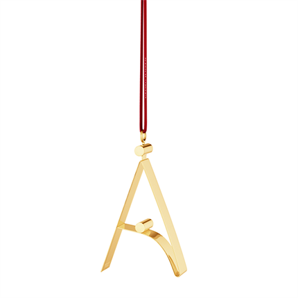 Georg Jensen Bogstavornamenter - Forgyldt