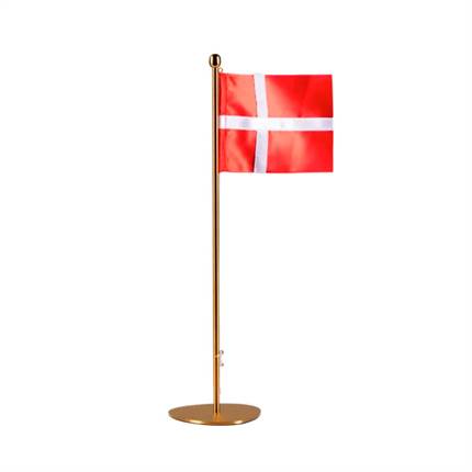 Piet Hein 35 cm Bordflag - Messing 