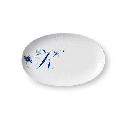 Royal Copenhagen Alfabet Kollektion Asiet, K, 23,5 cm
