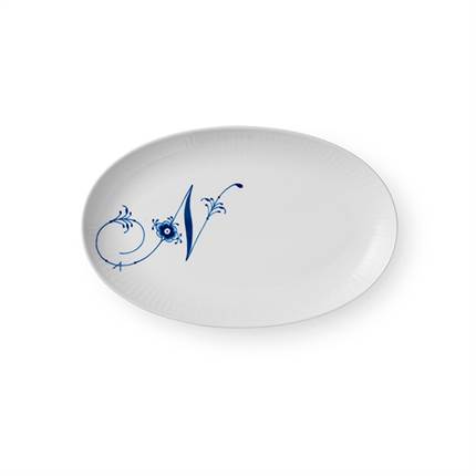 Royal Copenhagen Alfabet Kollektion Asiet, N, 23,5 cm
