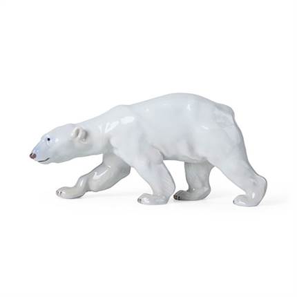 Royal Copenhagen Figurine Isbjørn gående 14 cm 