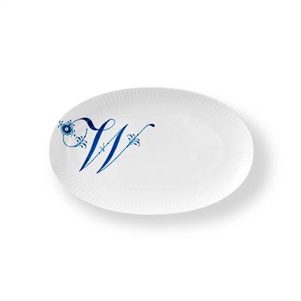 Royal Copenhagen Alfabet Kollektion Asiet, W, 23,5 cm