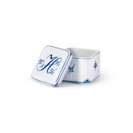Royal Copenhagen Alfabet Kollektion Bonbonniere, H, 13 cl