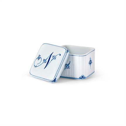 Royal Copenhagen Alfabet Kollektion Bonbonniere, N, 13 cl