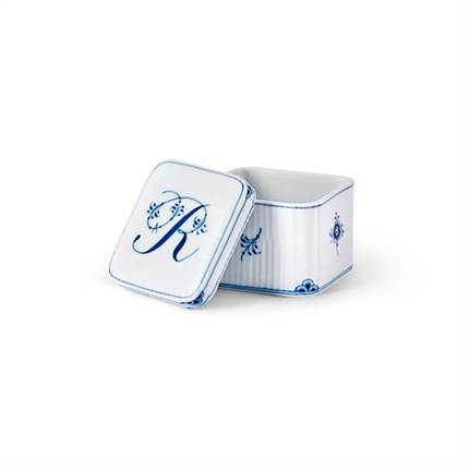 Royal Copenhagen Alfabet Kollektion Bonbonniere, R, 13 cl