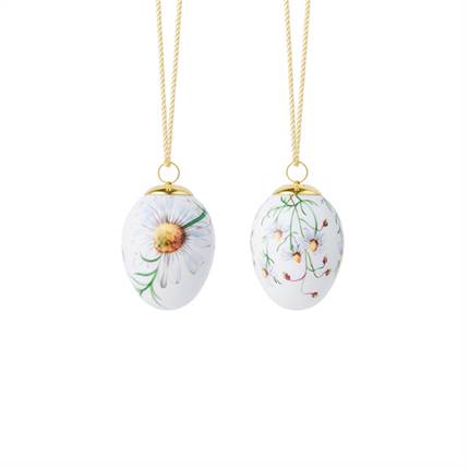 Royal Copenhagen Æg 2026, kamilleblomster, 6 cm, 2 stk.