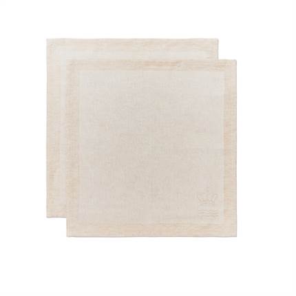 Royal Copenhagen Waves Serviet, 45 x 45 cm, 2 stk - Hvid