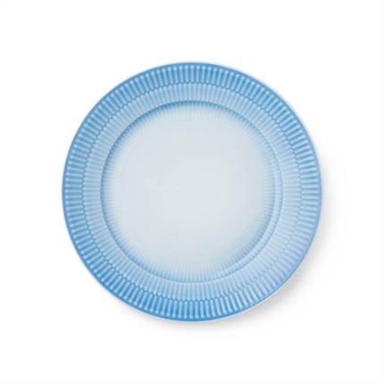 Royal Copenhagen Iris Tallerken,  22 cm - Blå