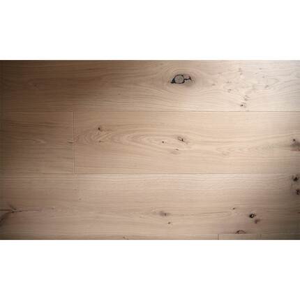 Wallmann trægulv Eg Herregårdsplank Natur/Wood Line, børstet invisible matlak, V4