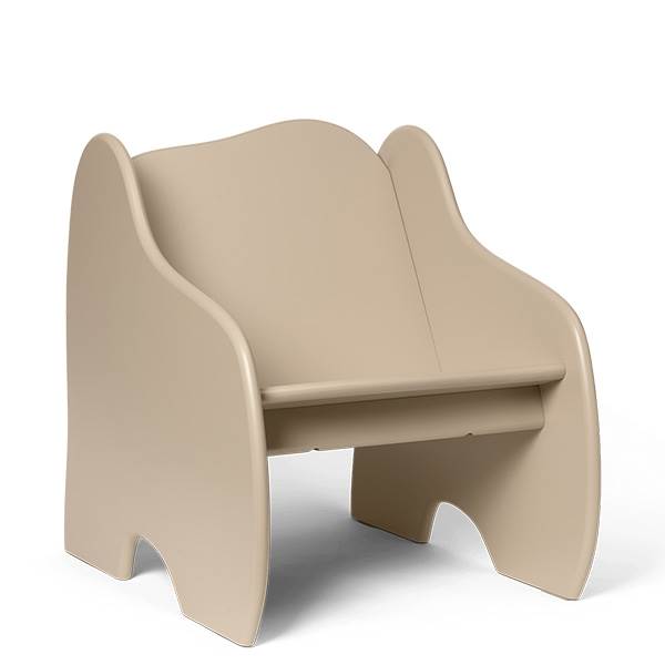 Ferm Living Slope lounge chair - Cashmere