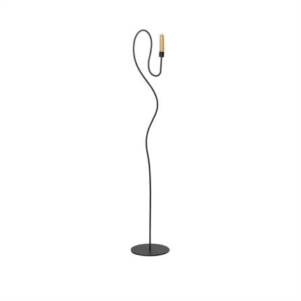 Ferm Living Valse floor candle holder - Black