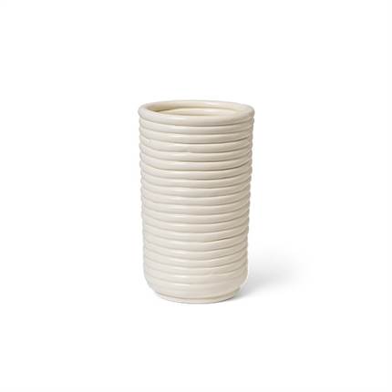 Ferm Living Corduroy Vase - Off-white