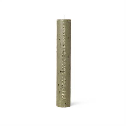 Ferm Living Mura advent candle - Artichoke Green