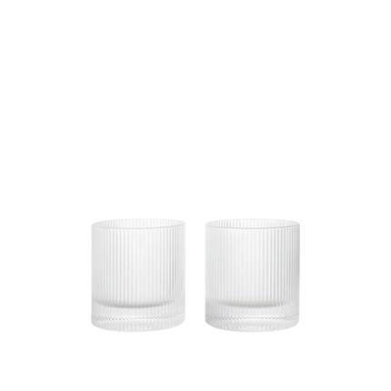 Ferm Living Ripple Tumbler Glasses - 2 stk