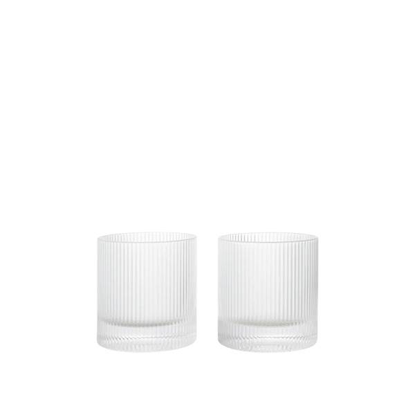 Ferm Living Ripple Tumbler Glasses - 2 stk
