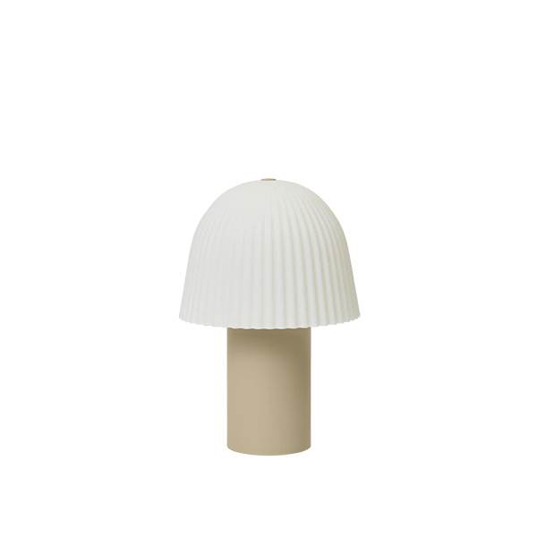 Ferm Living Frill portable lampe -  Cashmere/white 