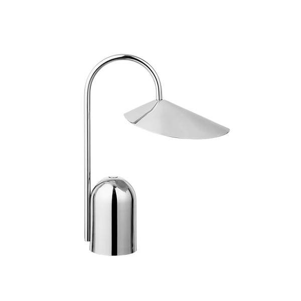 Ferm Living Arum portable lamp - Stainless Steel