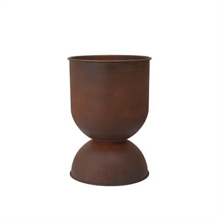 Ferm Living Hourglass Pot, medium - Rust