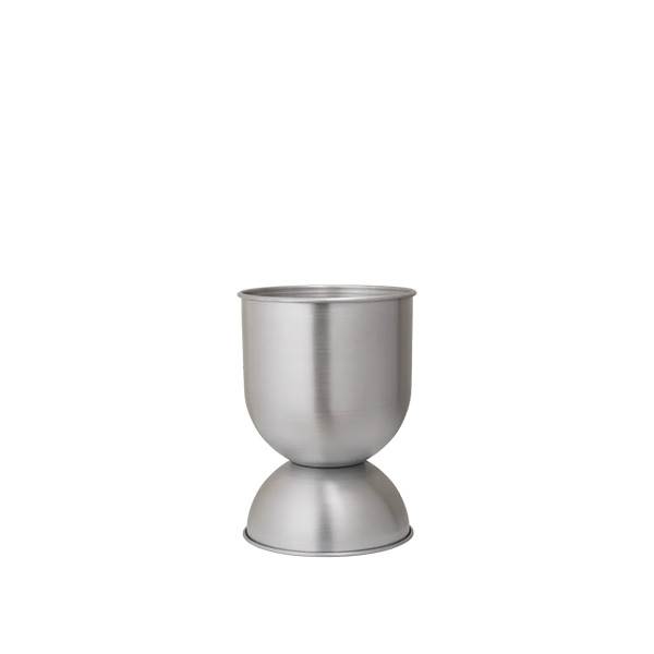 Ferm Living Hourglass Pot, small - Aluminium