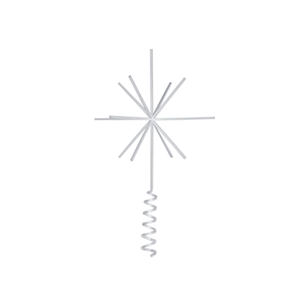 Ferm Living Christmas Tree Top Star - Silver