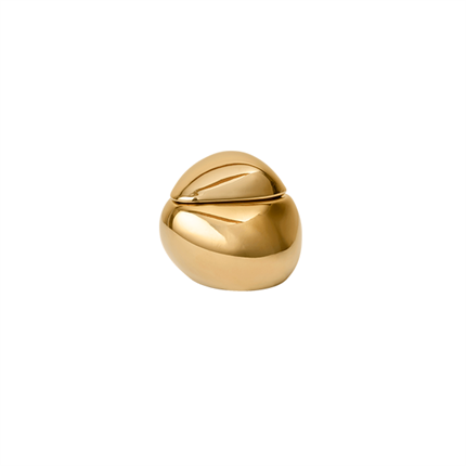 Ferm Living  Bellure Scented Candle - Brass Finish