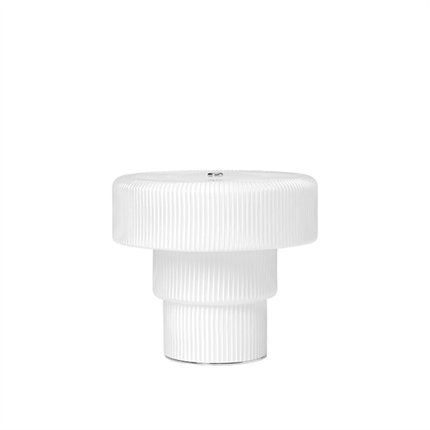 Ferm Living Ripple portable lamp, Large - White 
