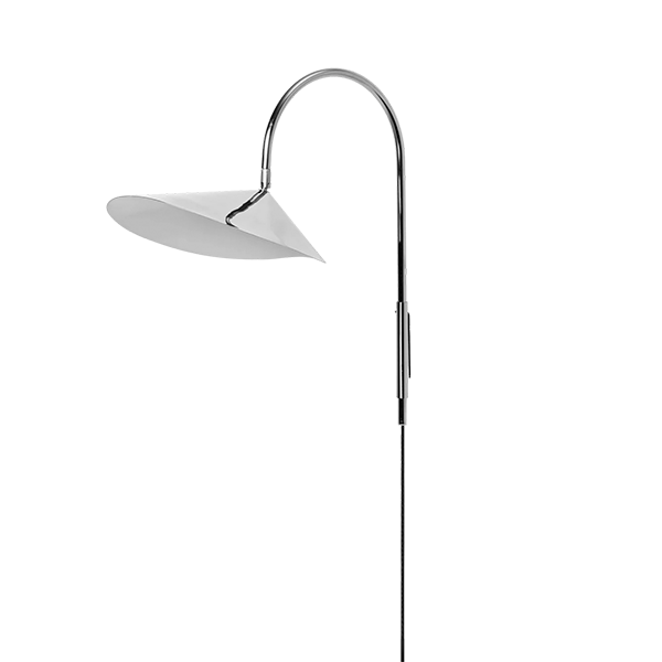 Ferm Living Arum wall lamp - Stainless Steel : Erling Christensen Møbler