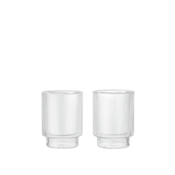 Ferm Living Ripple Termoglas - Set of 2 : Erling Christensen Møbler