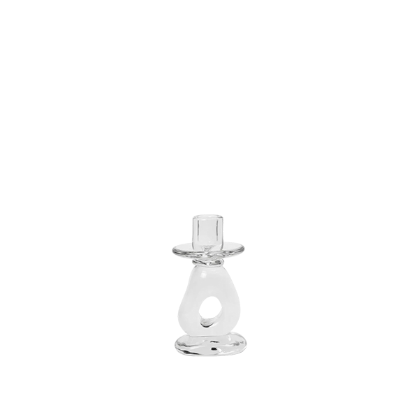 Ferm Living Damo Candle Holder - Clear