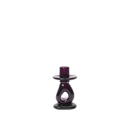 Ferm Living Damo Candle Holder - Dark Grape